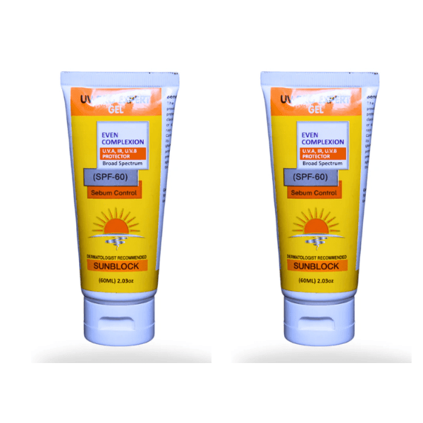 Buy UV-PRO Expert Sun Block Gel SPF60 60ml For Sebum Control By Skinlite with Best Price In Pakistan - AAB Fashion Galleria