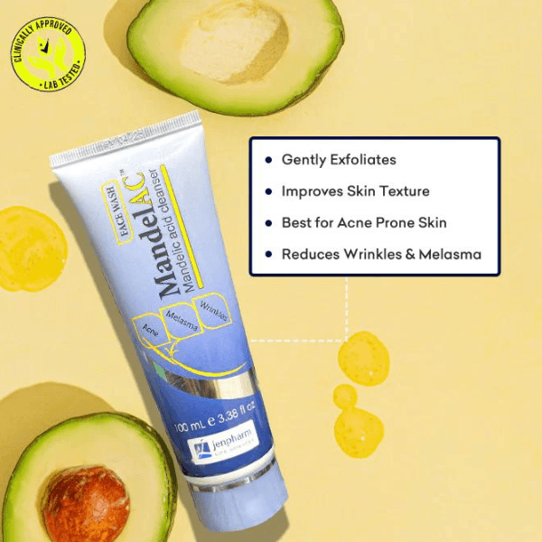 Buy Mandelac Facewash 100ml For Oily & Acne Prone Skin Type By Jenpharm With Best Price In Pakistan - AAB Fashion Galleria