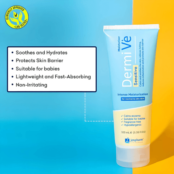 Buy Dermive Sensitive Moisturizer 100ml For Normal To Dry Skin By Jenpharm with Best Price In Pakistan - AAB Fashion Galleria