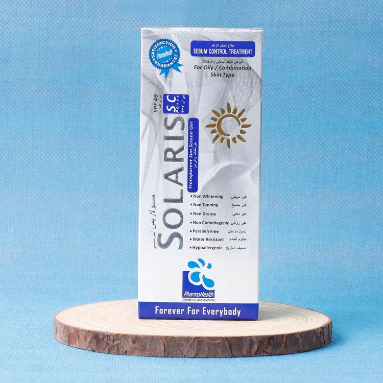 Buy Solaris SC Sunscreen Gel 45ml For All Skin Type By Pharma Health WIth Best Price In Pakistan - AAB Fashion Galleria