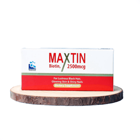 Buy Maxtin Biotin 2500Mcg For Glowing Skin & Shiny Nails By Pharma Health With Best Price In Pakistan - AAB Fashion Galleria