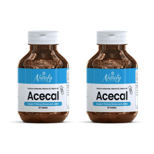 Buy ACECAL 30 Tablets | For Supports Stronger Bones & Joints By Nutrify With Best Price In Pakistan - AAB Fashion Galleria