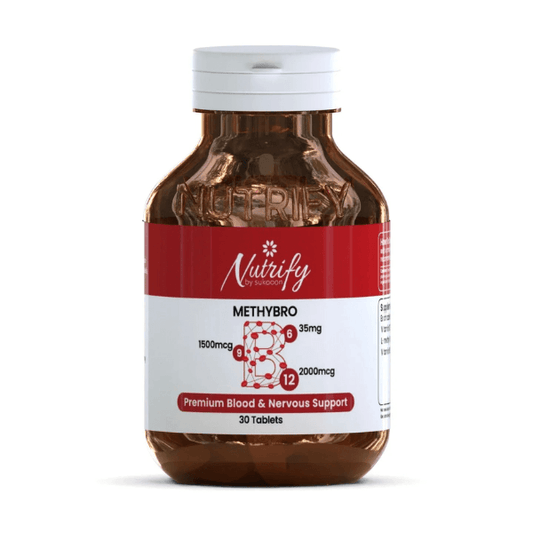 Buy METHYBRO 30 Tablets | For Premium Blood & Nerves Support By Nutrify With Best Price In Pakistan - AAB Fashion Galleria