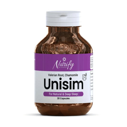 Buy UNISIM 30 Capsules | For Peaceful And Deep Sleep By Nutrify With Best Price In Pakistan - AAB Fashion Galleria