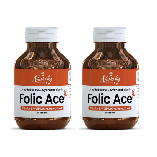 Buy FOLIC ACE 60 Tablets | For Vitality & Well-Being, Unleashed By Nutrify With Best Price In Pakistan - AAB Fashion Galleria