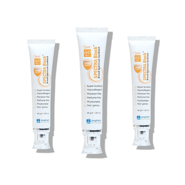 Buy SPECTRABLOCK SPF60 40g For UVA and UVB rays By Jenpharm With Best Price In Pakistan - AAB Fashion Galleria