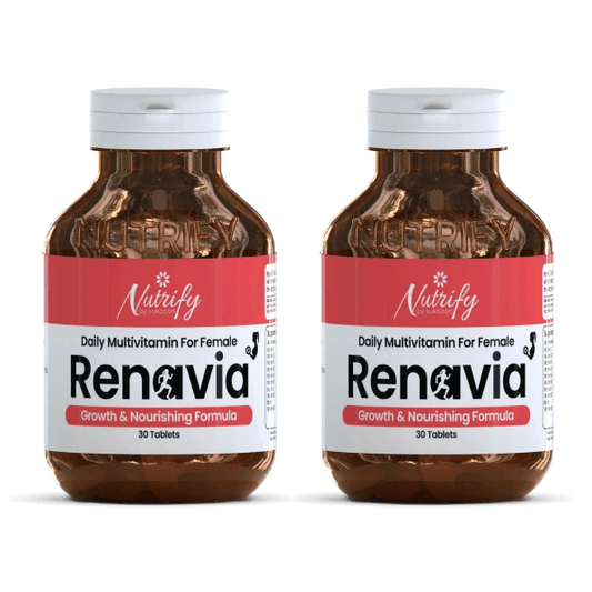 Buy RENAVIA Daily Multivitamin For Females 30 Tablets For Growth & Nourishing By Nutrify WIth Best Price In Pakistan - AAB Fashion Galleria