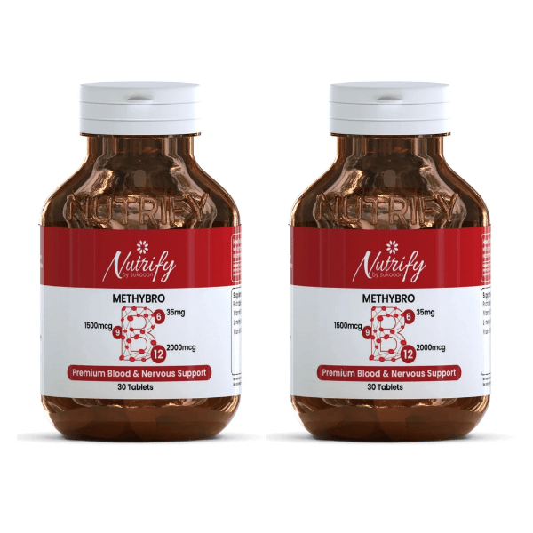 Buy METHYBRO 30 Tablets | For Premium Blood & Nerves Support By Nutrify With Best Price In Pakistan - AAB Fashion Galleria