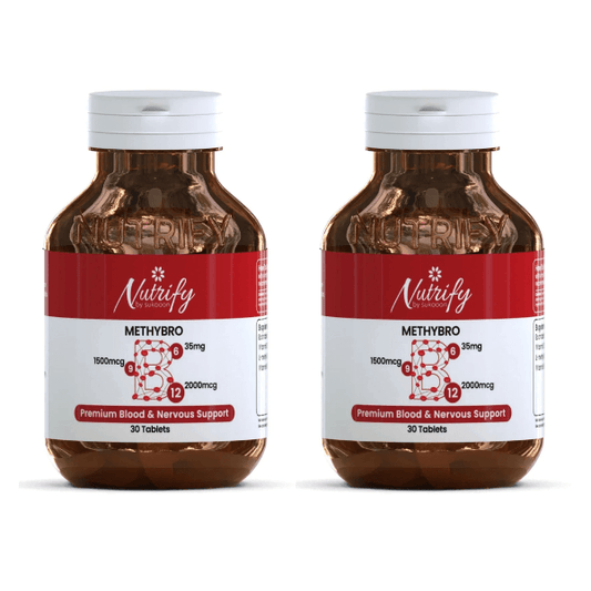 Buy METHYBRO 30 Tablets | For Premium Blood & Nerves Support By Nutrify With Best Price In Pakistan - AAB Fashion Galleria