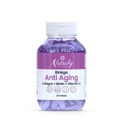 Buy Rinkgo Anti‑Aging Formula For Reducing Wrinkles & Enhancing Skin Texture By Nutrify With Best Price in Pakistan