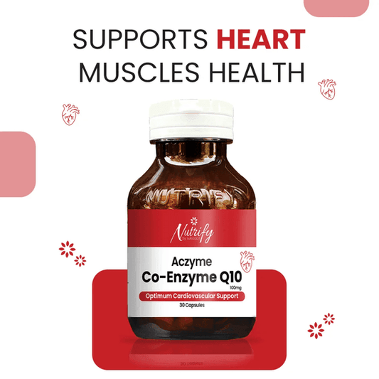 Buy ACZYME 30 Capsules | For Optimum Cardiovascular Support By Nutrify WIth Best Price In Pakistan - AAB Fashion Galleria