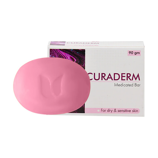 Buy Curaderm Bar 90g For Acne Treatment & Hydration By Wisdom Pharma With Best Price in Pakistan